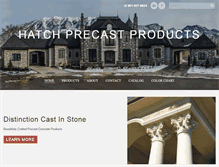 Tablet Screenshot of hatchprecast.com